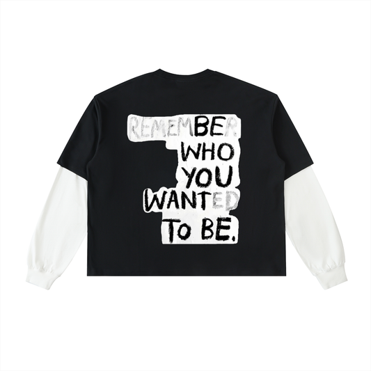 Layered designed long sleeve