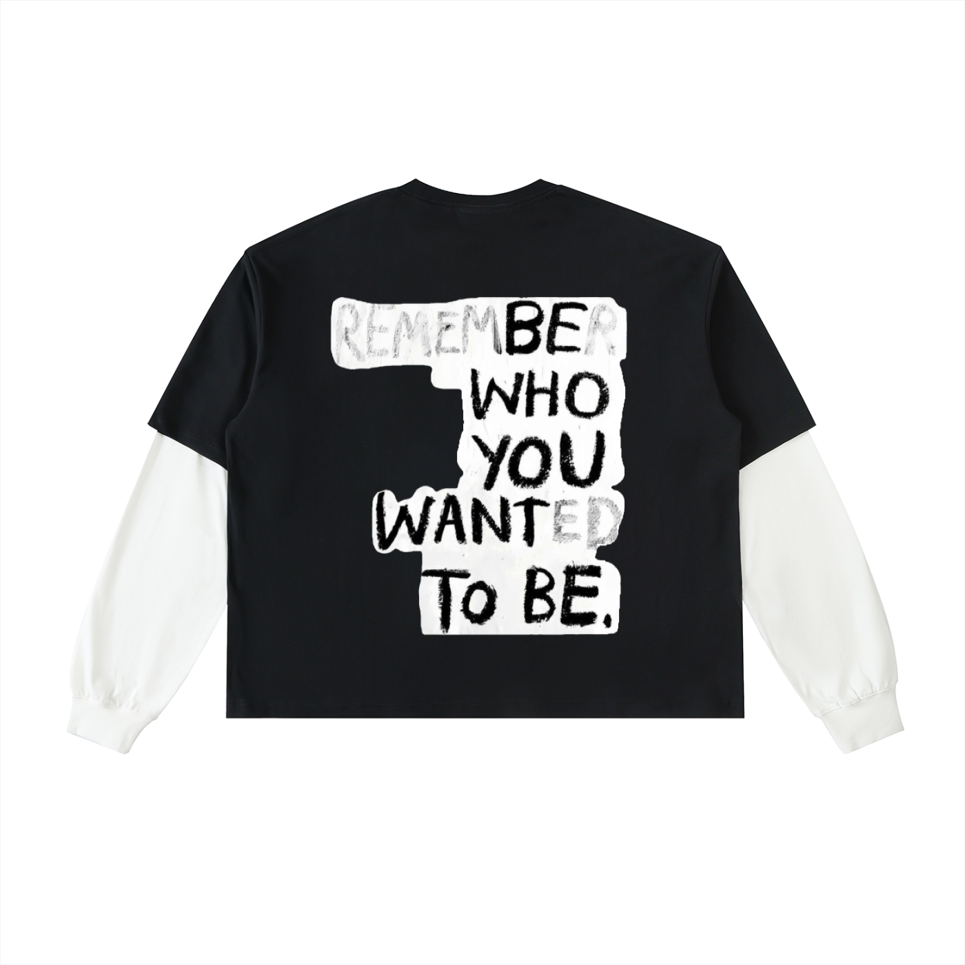 Layered designed long sleeve